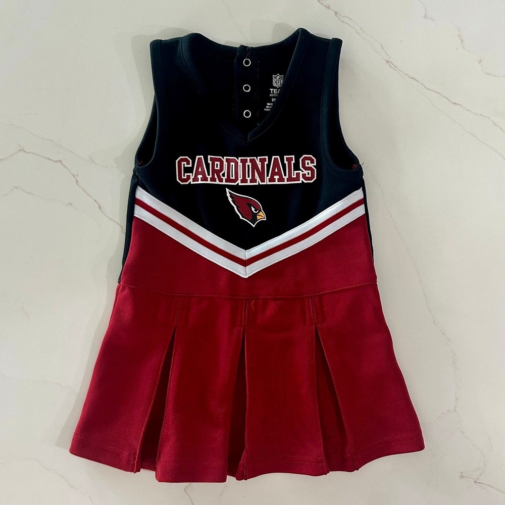 Arizona Cardinals NFL Football Little Girls Cheerleading Dress 2T